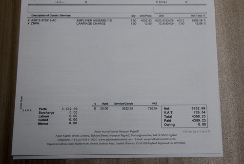 2003 Aston Martin Vanquish à vendre (picture 108 of 120)