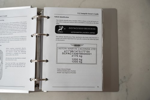 2005 Aston Martin Vanquish (LHD) In vendita (immagine 134 di 142)
