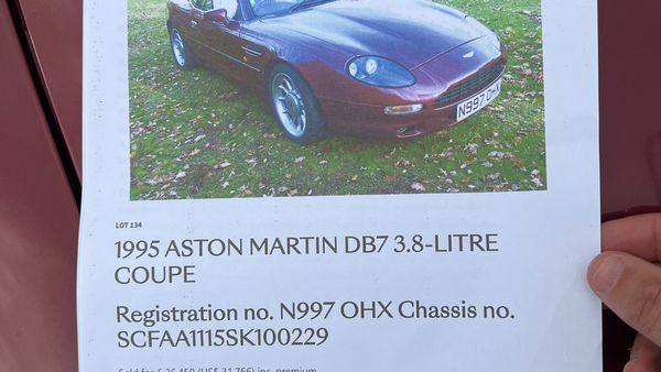 Aston Martin DB7 For Sale (picture :index of 120)