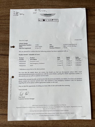 2018 Aston Martin DB11 Volante In vendita (immagine 267 di 271)