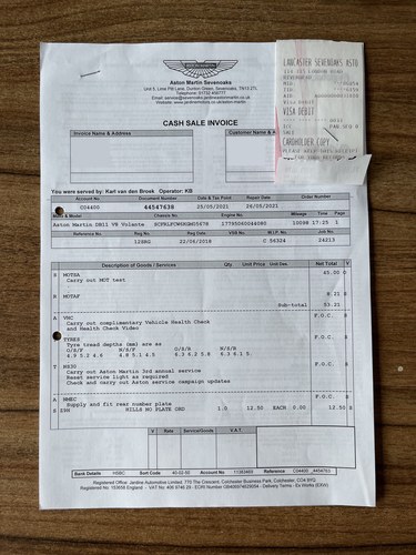 2018 Aston Martin DB11 Volante In vendita (immagine 268 di 271)
