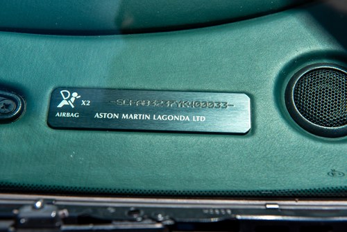 1999 Aston Martin DB7 Vantage Volante In vendita (immagine 61 di 93)