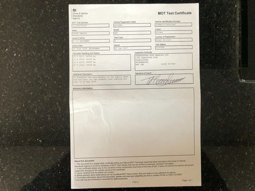 RESERVE LOWERED - 2001 Aston Martin DB7 Vantage For Sale (picture 166 of 176)