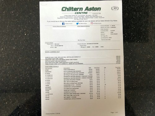 RESERVE LOWERED - 2001 Aston Martin DB7 Vantage For Sale (picture 156 of 176)
