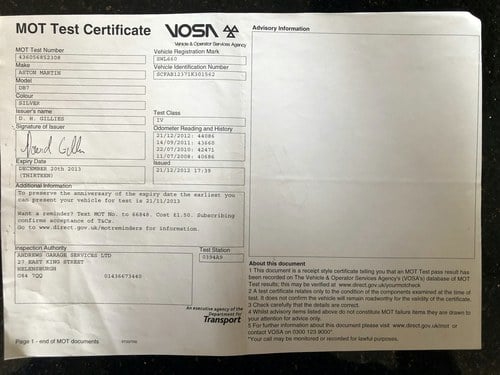 RESERVE LOWERED - 2001 Aston Martin DB7 Vantage For Sale (picture 170 of 176)