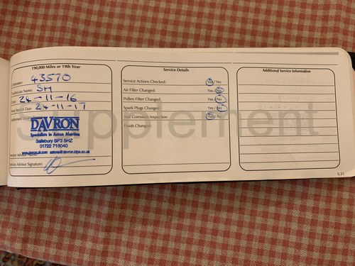 2006 - Aston Martin DB9 Volante Manual In vendita (immagine 121 di 133)