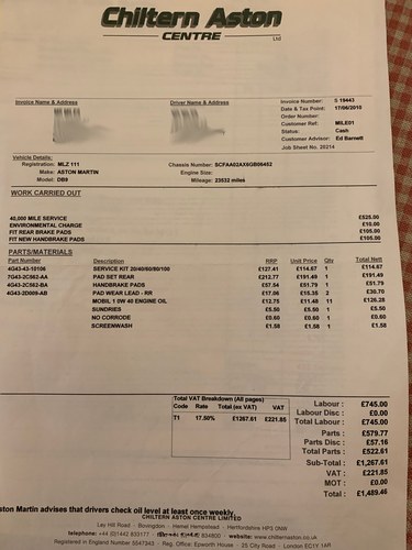 2006 - Aston Martin DB9 Volante Manual In vendita (immagine 126 di 133)