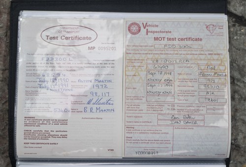 1972 Aston Martin DBS V8 In vendita (immagine 172 di 183)