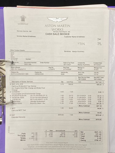 2009 Aston Martin DBS Volante Te koop (foto 181 van 224)