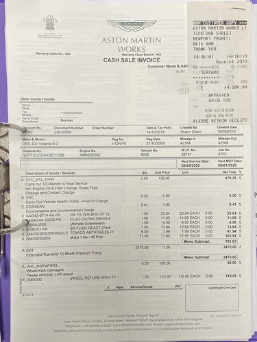 2009 Aston Martin DBS Volante Te koop (foto 202 van 224)