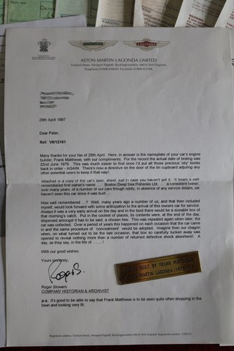 1979 Aston Martin V8 Series 4 Oscar India En venta (imagen 90 de 99)