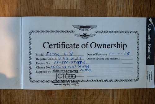 1985 Aston Martin V8 Volante à vendre (picture 207 of 253)