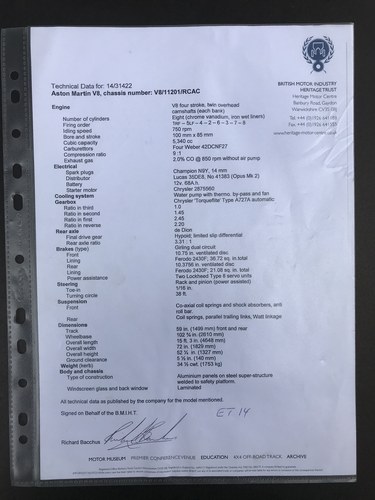 1974 Aston Martin V8 Manual For Sale (picture 151 of 161)