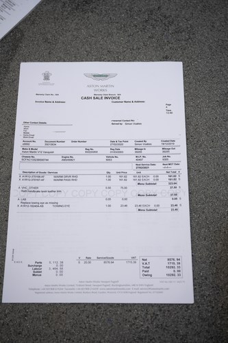 2003 Aston Martin Vanquish V12 En venta (imagen 134 de 139)