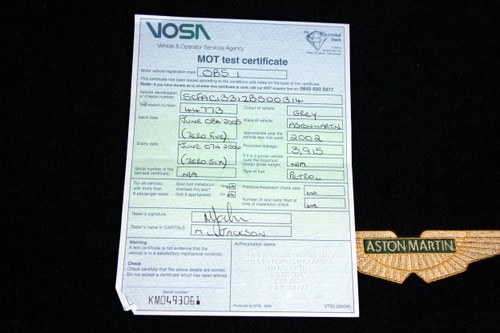 2002 Aston Martin V12 Vanquish - Only 11,757 miles! In vendita (immagine 143 di 147)