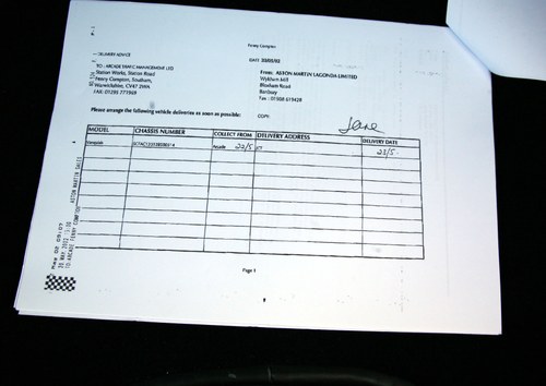 2002 Aston Martin V12 Vanquish - Only 11,757 miles! In vendita (immagine 123 di 147)