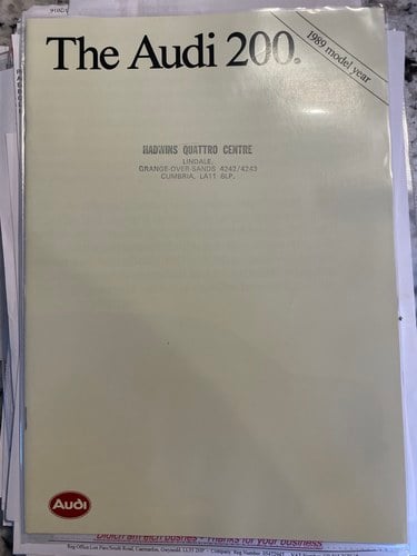 1989 Audi 200 Quattro Turbo En venta (imagen 171 de 183)