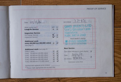 2001 Audi TT Roadster 225bhp (Baseball Spec) In vendita (immagine 189 di 199)