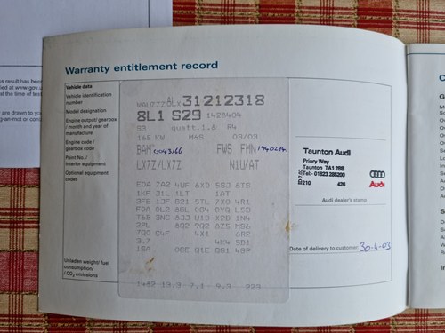 2003 Audi S3 Quattro For Sale (picture 98 of 109)