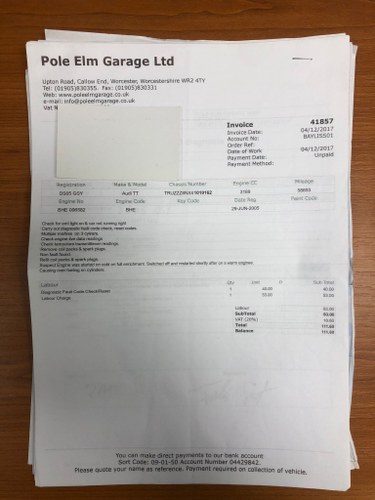 NO RESERVE - 2005 Audi TT 3.2 V6 Roadster DSG In vendita (immagine 122 di 132)