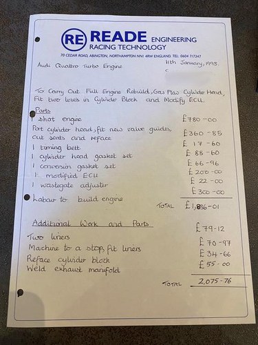 1982 Audi Ur Quattro (RHD) zum Verkauf (Bild 115 von 135)