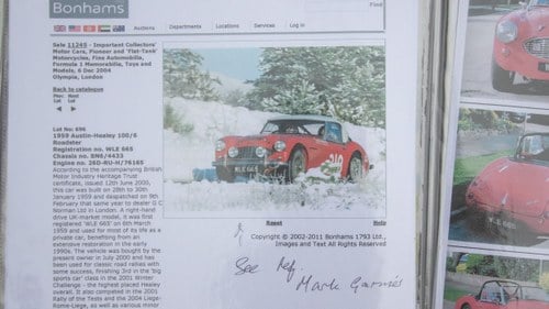 1959 Austin Healey 100/6 BN6 à venda (imagem 191 de 201)