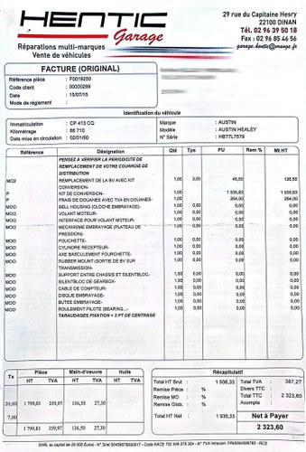 1960 Austin Healey 3000 Mk1 BT7 2+2 zum Verkauf (Bild 95 von 106)