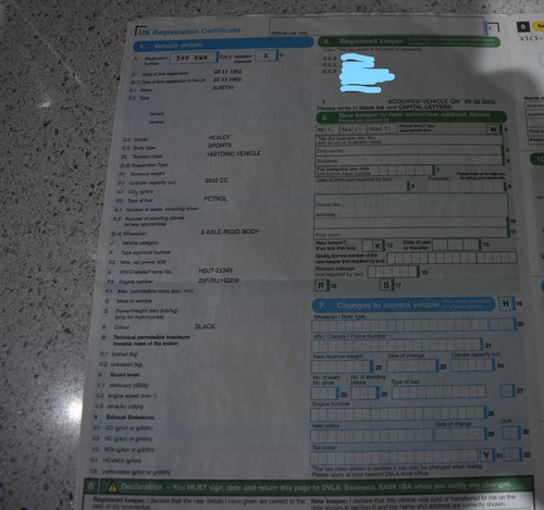 1962 Austin Healey 3000 MK2 BJ7 zum Verkauf (Bild 85 von 96)