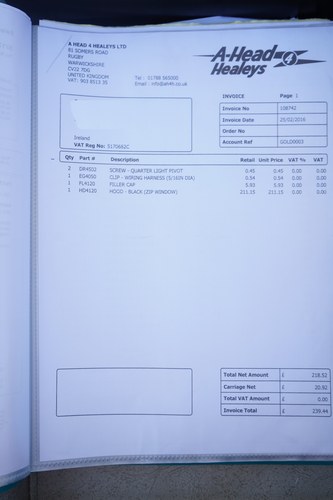 1965 Austin Healey 3000 In vendita (immagine 241 di 262)