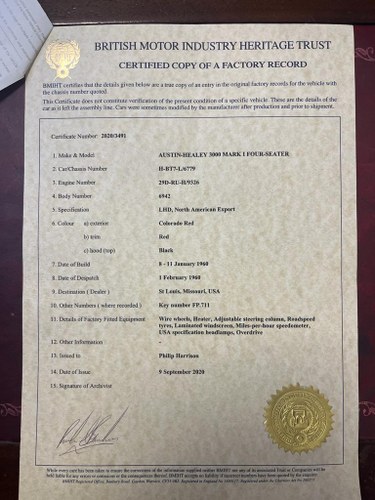 Three Austin Healey projects In vendita (immagine 45 di 48)
