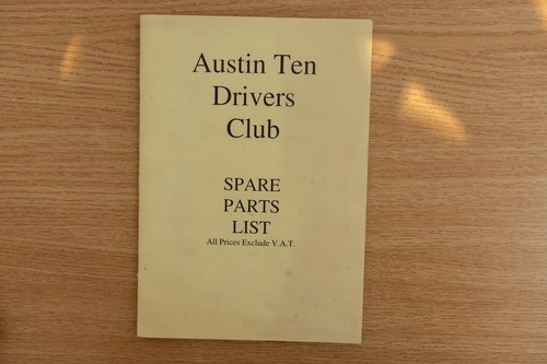 1934 Austin 12/4 Light Te koop (foto 160 van 161)