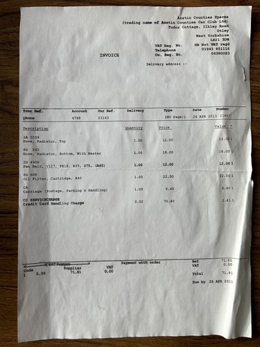 1953 Austin A40 Somerset à vendre (picture 231 of 233)