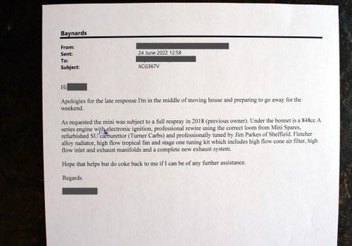 1979 Austin Mini City (Cooper Special) In vendita (immagine 90 di 94)