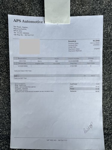 1966 Austin Mini Cooper S Evocation Te koop (foto 191 van 218)