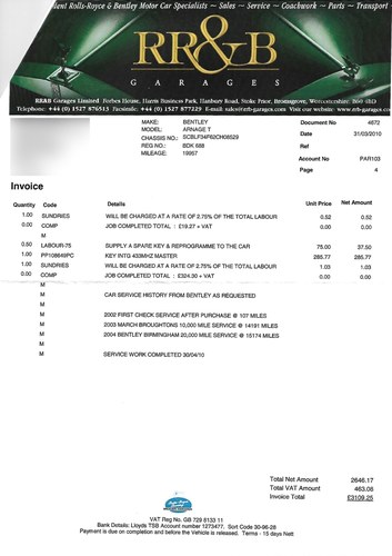 2002 Bentley Arnage T (Mulliner) à vendre (picture 214 of 217)