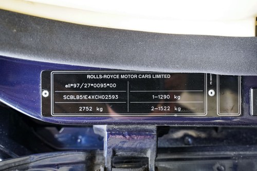 1999 Bentley Arnage (Pre-Green Label) For Sale (picture 110 of 245)