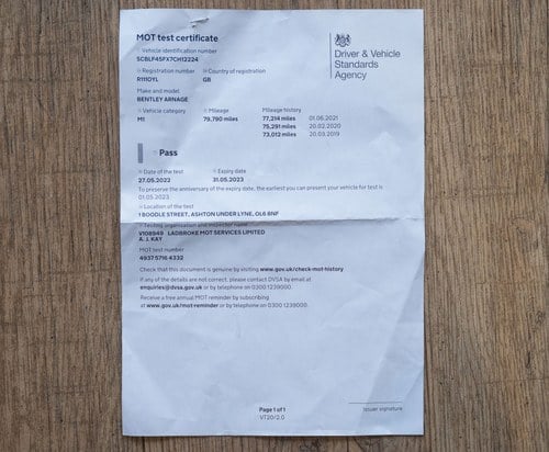 2006 Bentley Arnage T Mulliner In vendita (immagine 196 di 216)