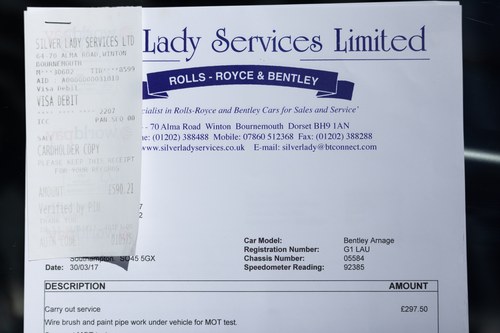 2000 Bentley Arnage Red Label Te koop (foto 166 van 246)