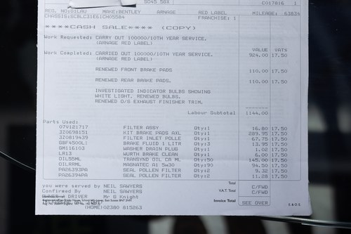 2000 Bentley Arnage Red Label Te koop (foto 172 van 246)