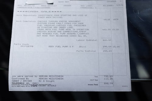 2000 Bentley Arnage Red Label Te koop (foto 229 van 246)