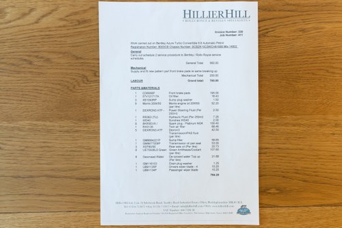 1998 Bentley Azure convertible Te koop (foto 137 van 140)