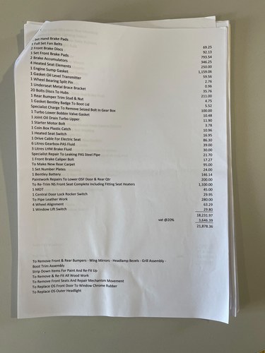 1997 Bentley Azure In vendita (immagine 96 di 128)