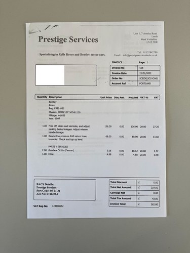 1997 Bentley Azure In vendita (immagine 104 di 128)