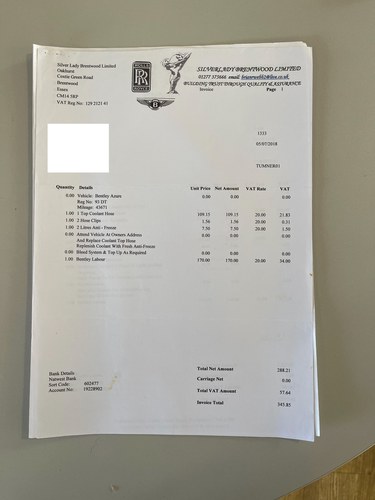 1997 Bentley Azure In vendita (immagine 84 di 128)