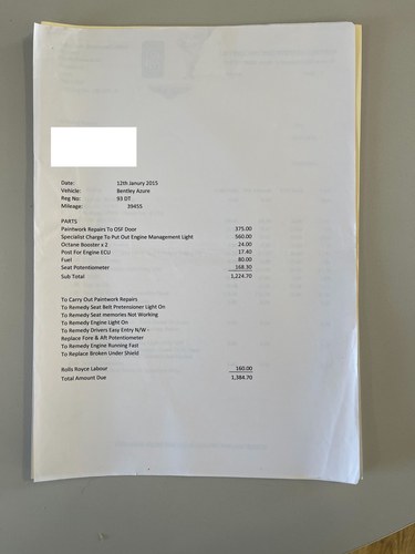 1997 Bentley Azure In vendita (immagine 87 di 128)