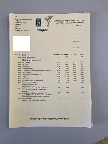 1997 Bentley Azure In vendita (immagine 86 di 128)