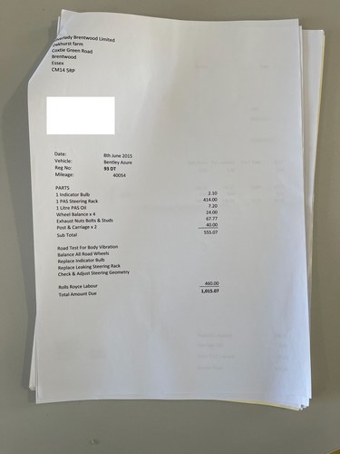 1997 Bentley Azure In vendita (immagine 90 di 128)