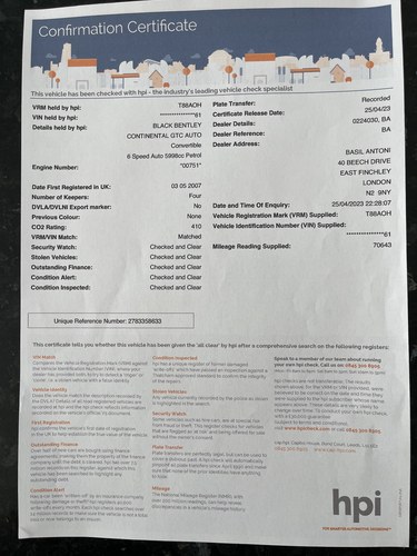 2007 Bentley Continental GTC Te koop (foto 90 van 95)