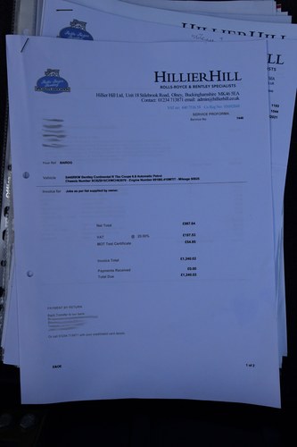 1998 Bentley Continental R Chatsworth Edition In vendita (immagine 62 di 93)