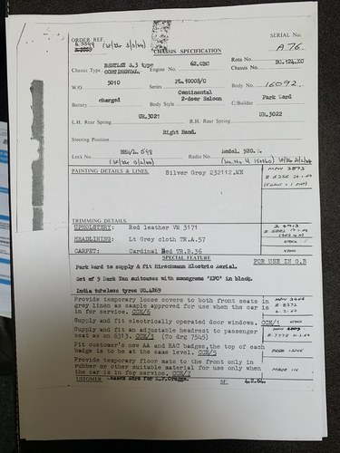 1964 Bentley Continental S3 6.2 Auto For Sale (picture 93 of 191)